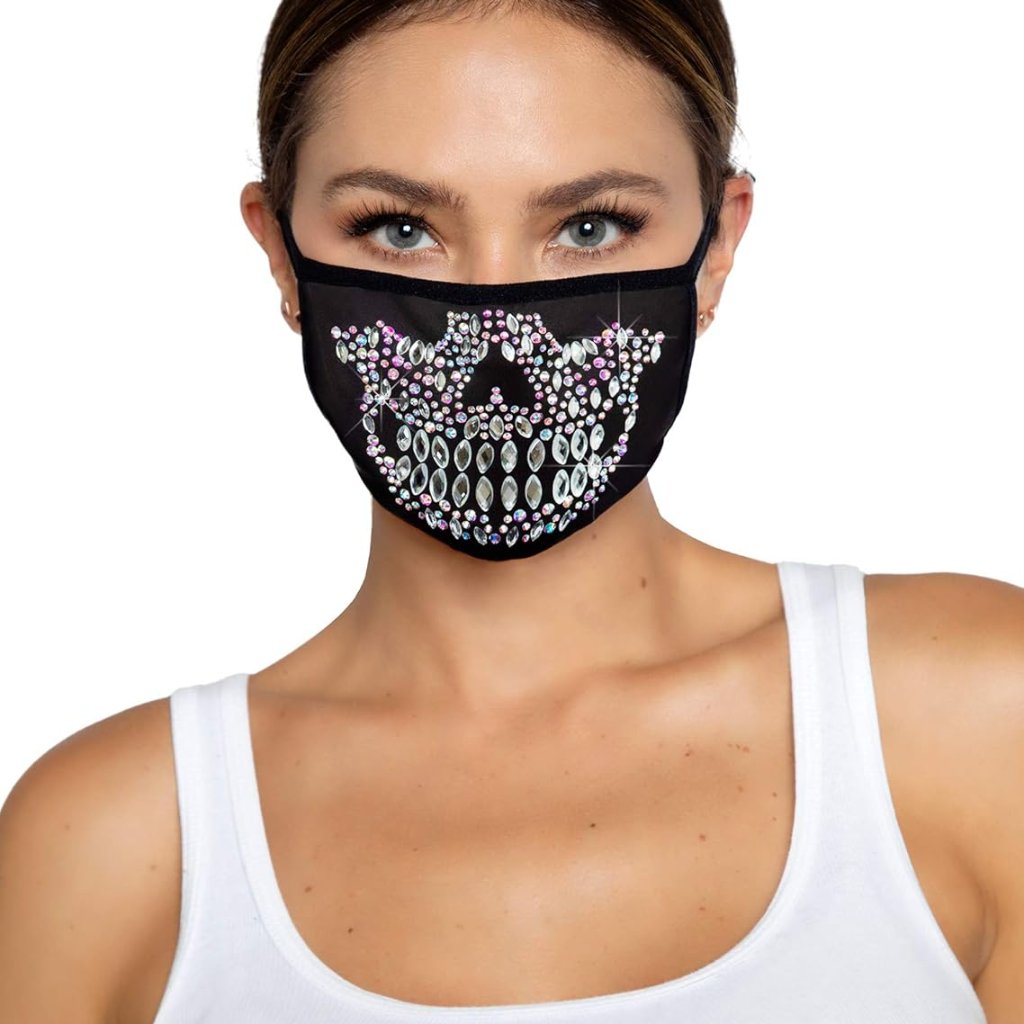 Women's Rhinestone Fashionable Face Mask